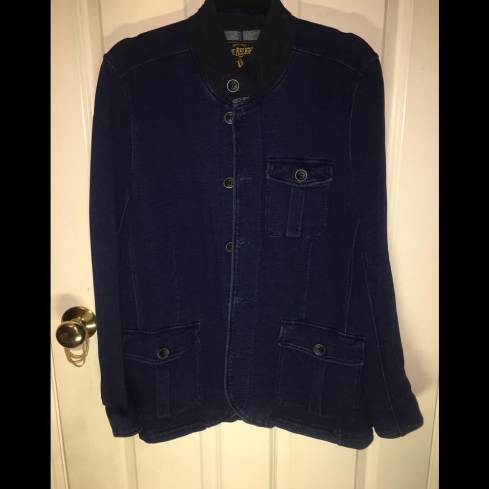 True Religion Denim blazer size S